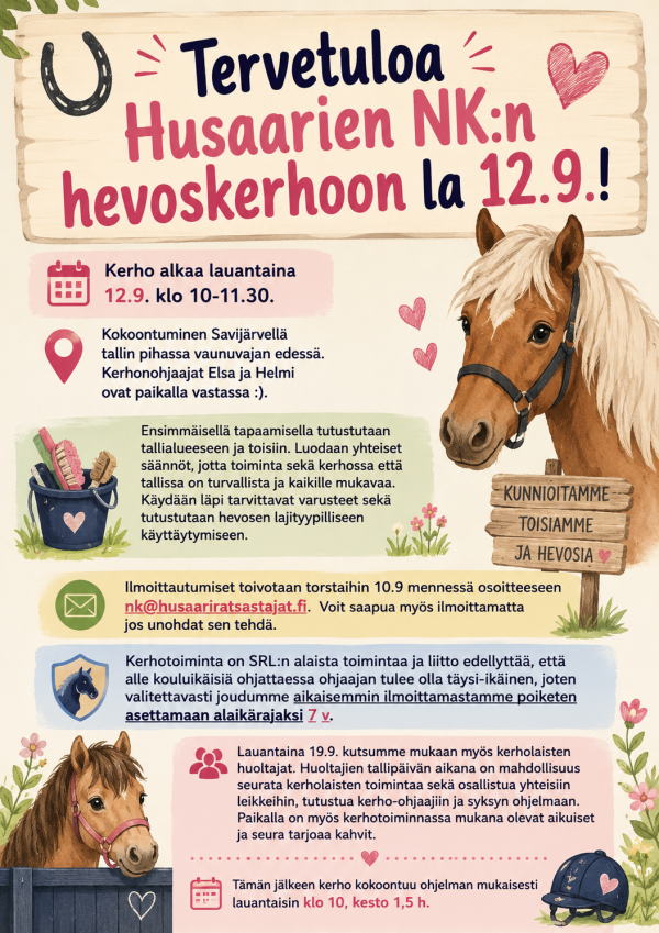 Tervetuloa Nuorten Kerhoon